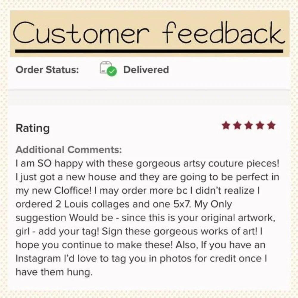 High Fashion Handmade 8x10 Fashion Collage - Picture 10 of 12